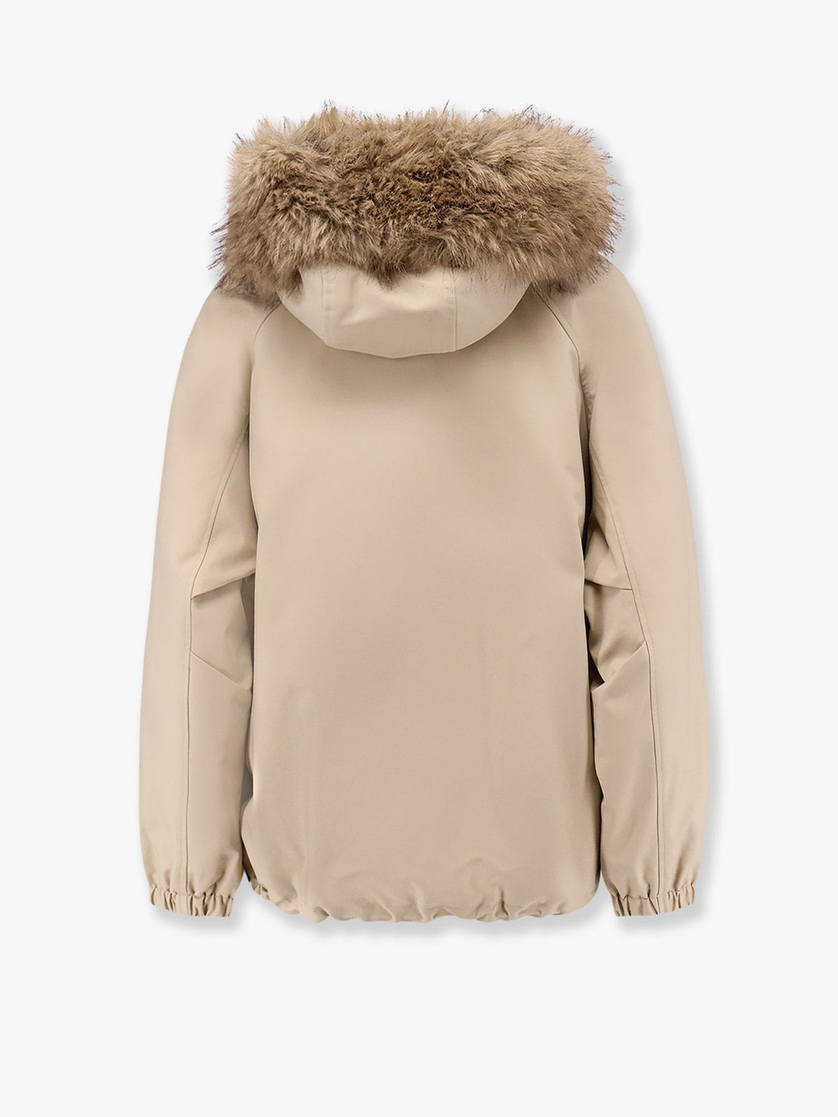 Reversible faux fur parka jacket
