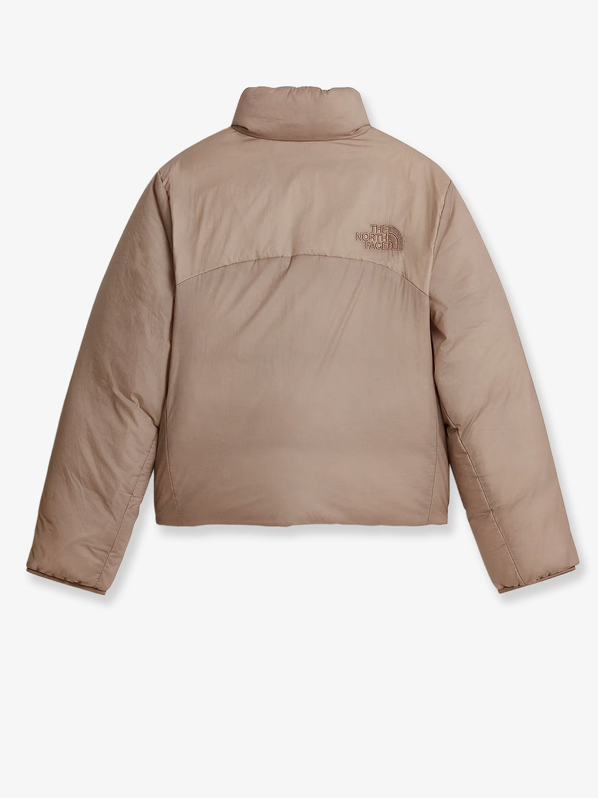 Reversible nylon down jacket