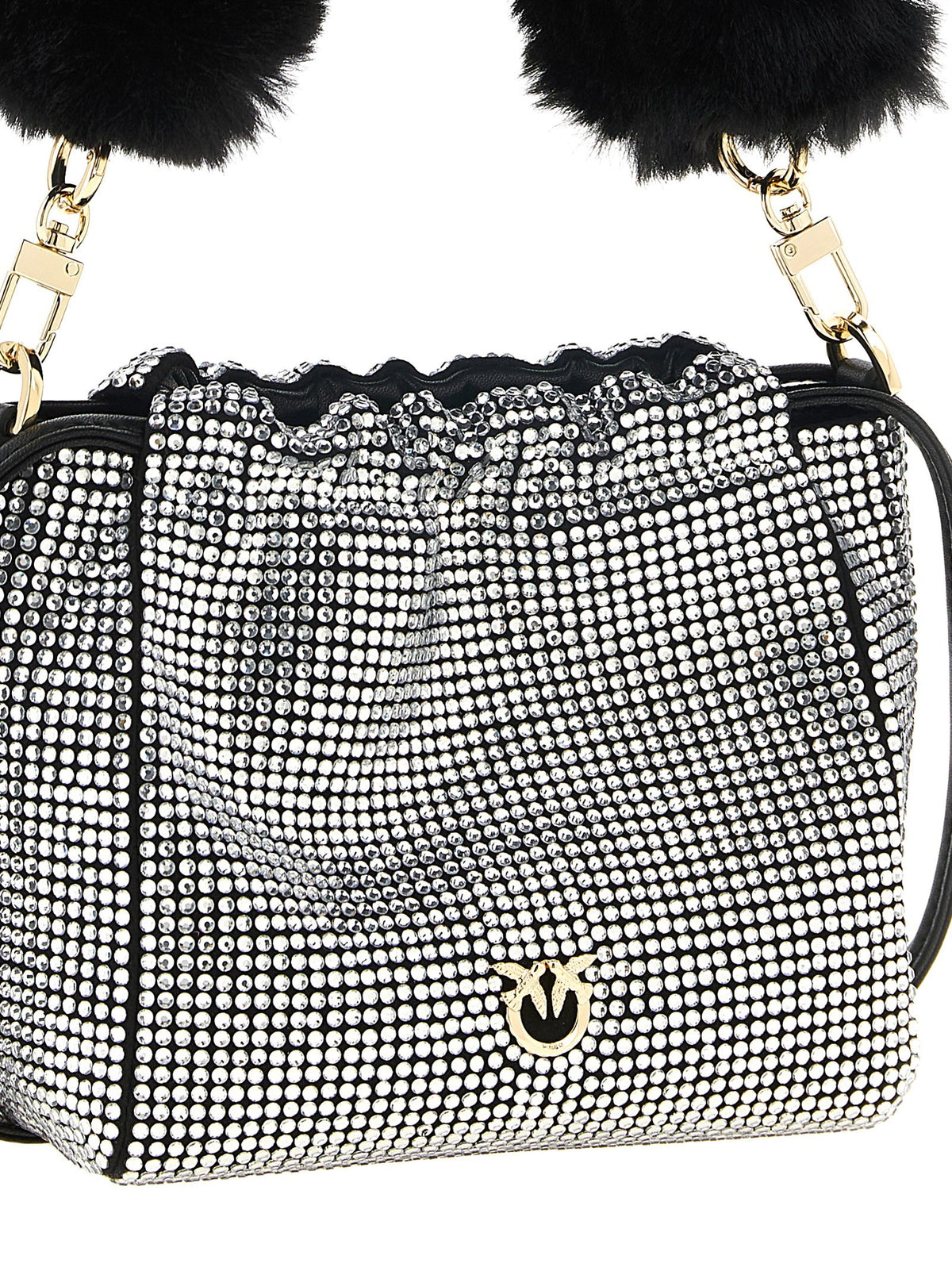 Rhinestone bucket bag
