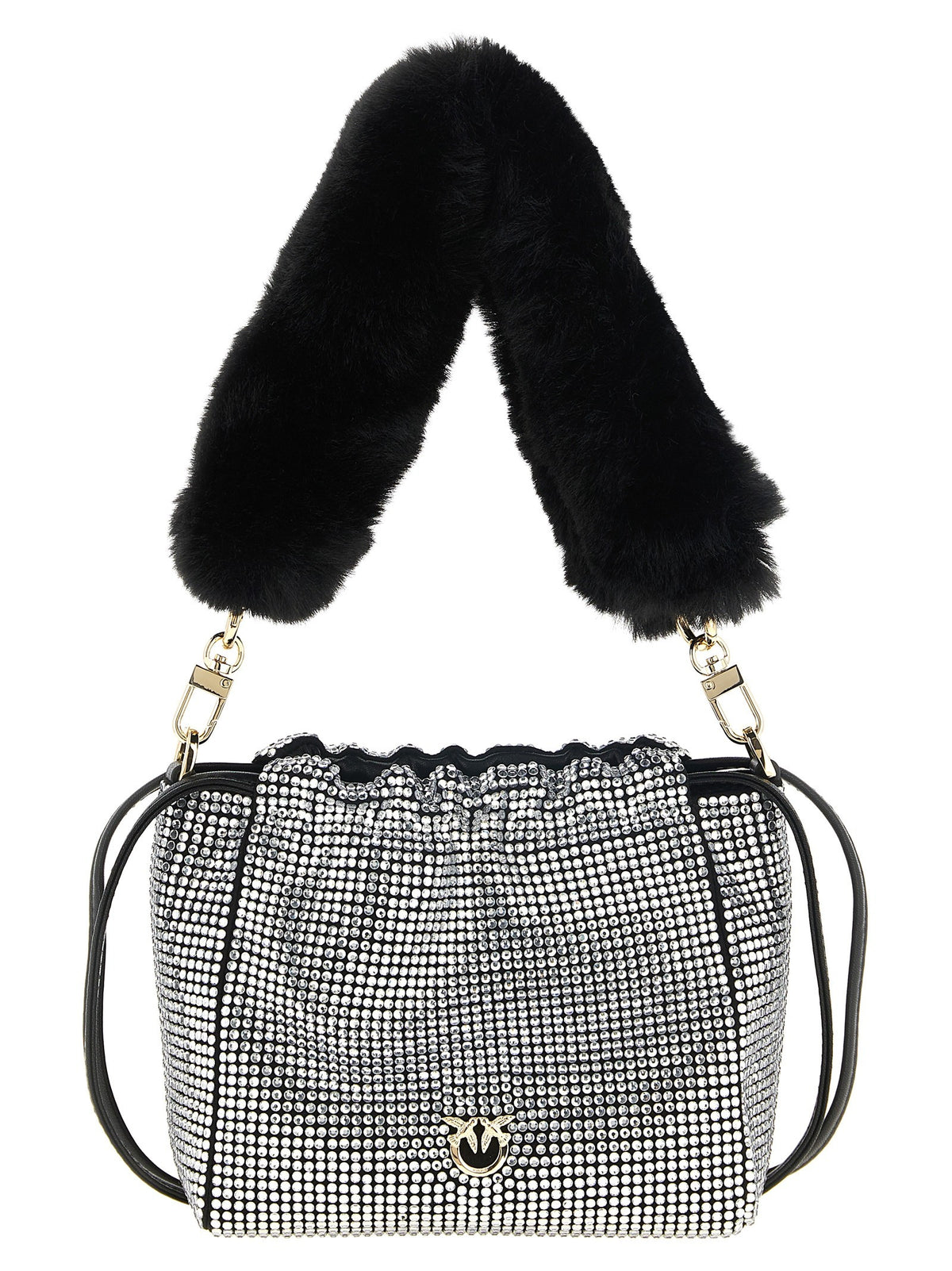 Rhinestone bucket bag