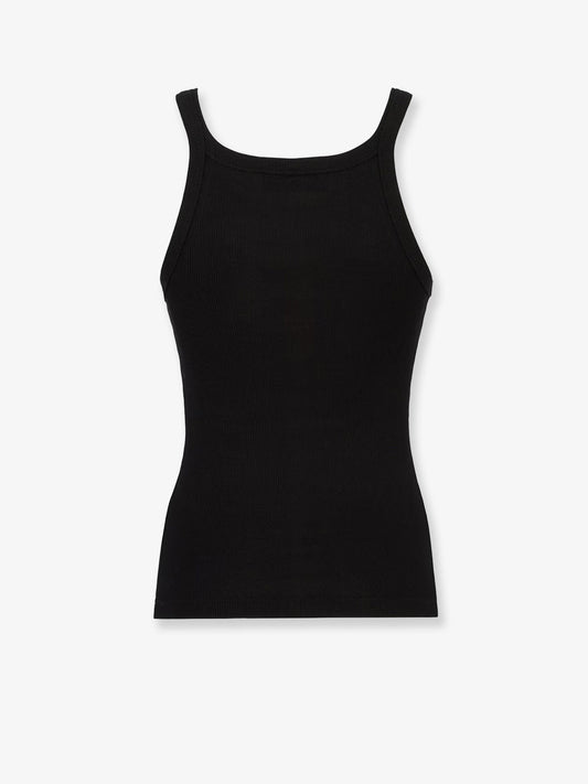 Ribbed cotton tank top
