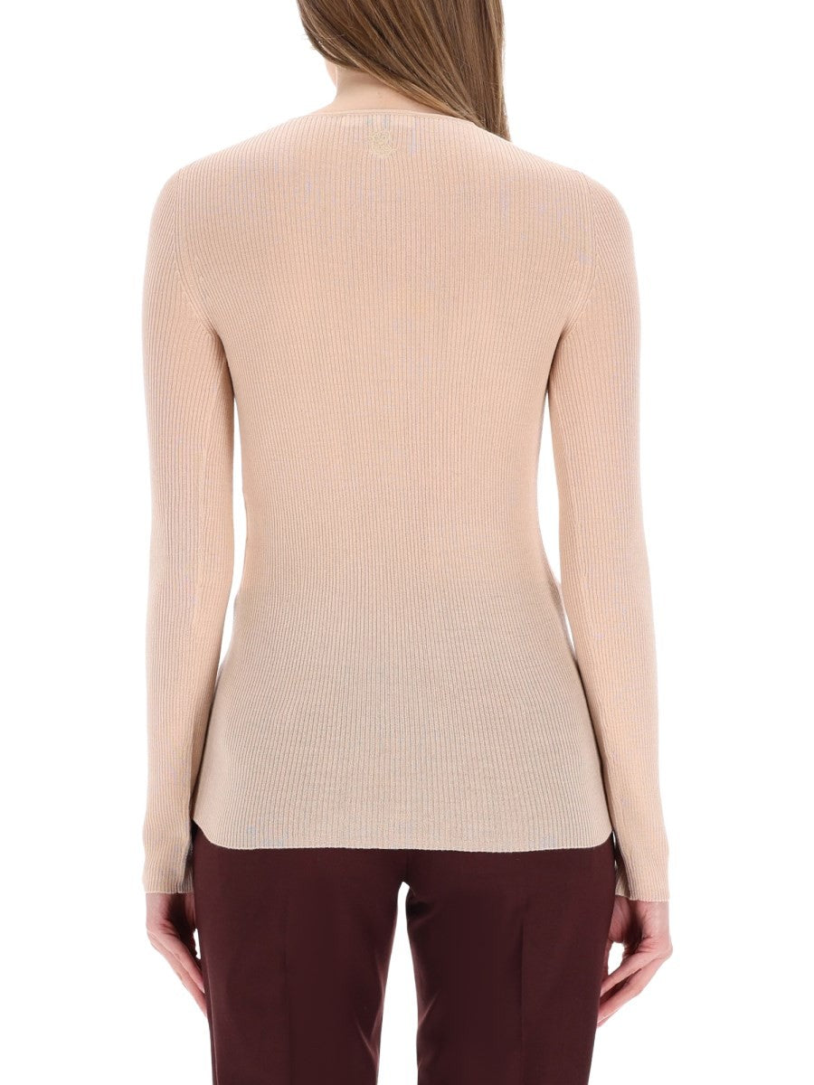 RIBBED KNIT WITH BUTTONS