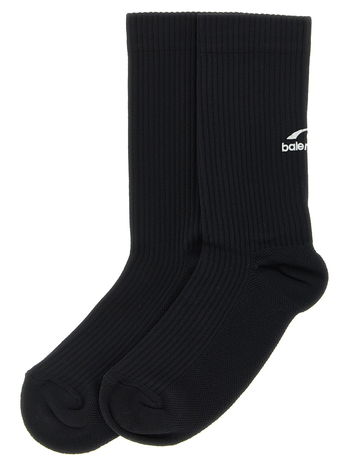 Ribbed socks with logo