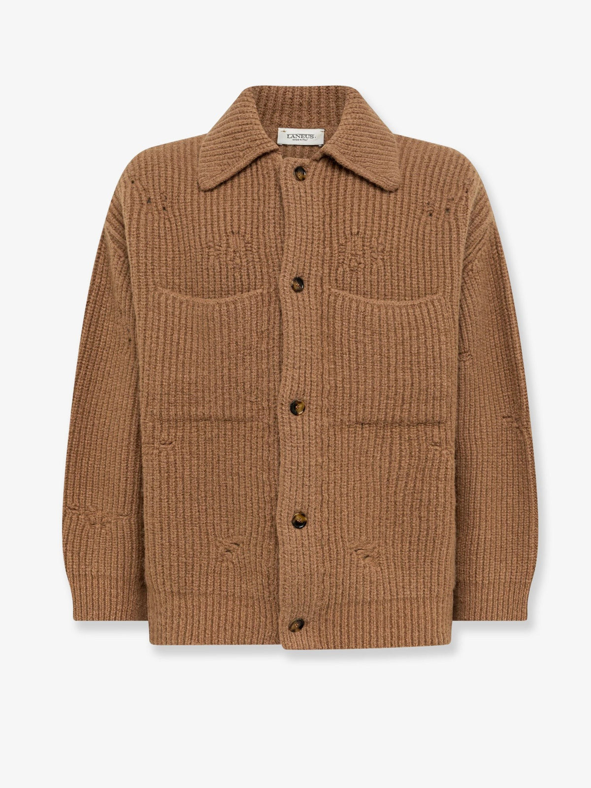 Ribbed wool jacket