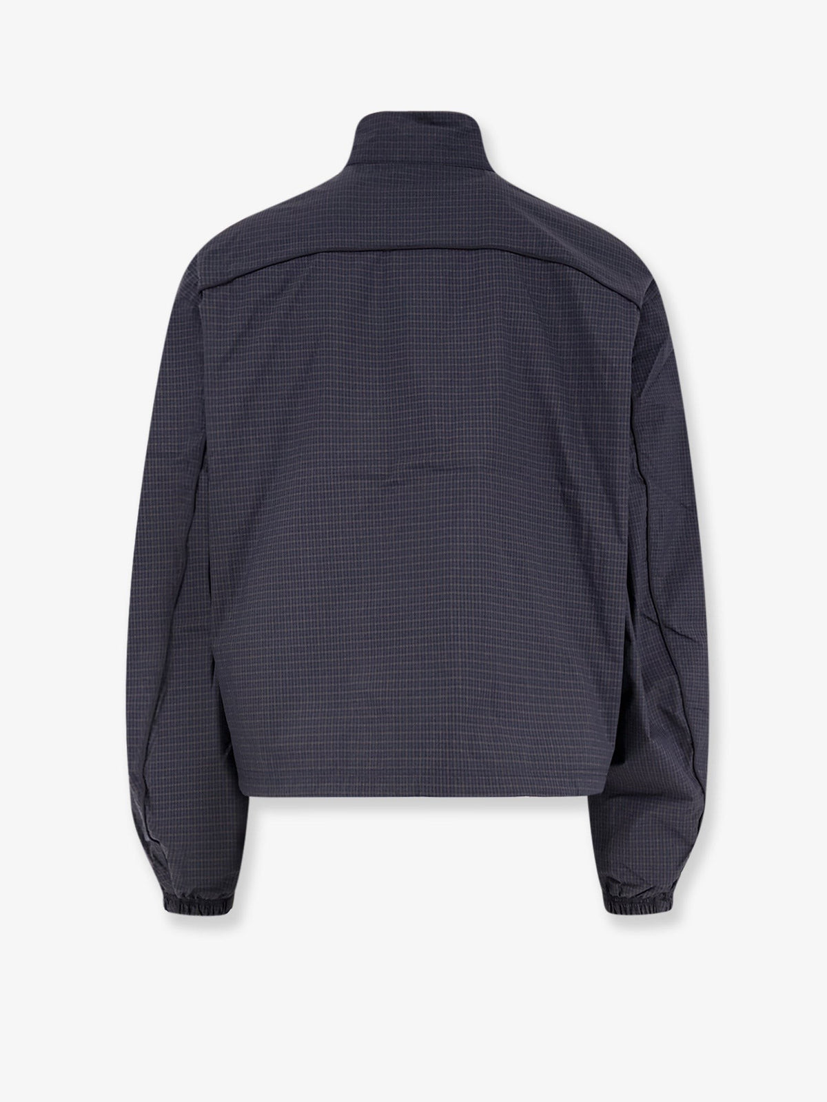 Riot Track nylon jacket with checkered pattern