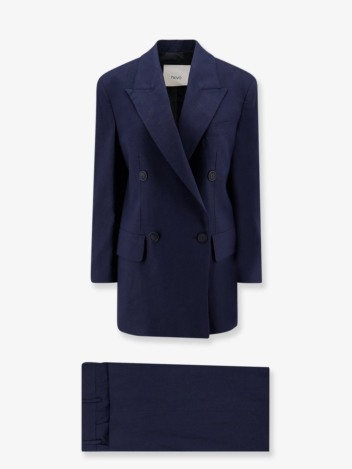 Rocchetta linen and viscose suit