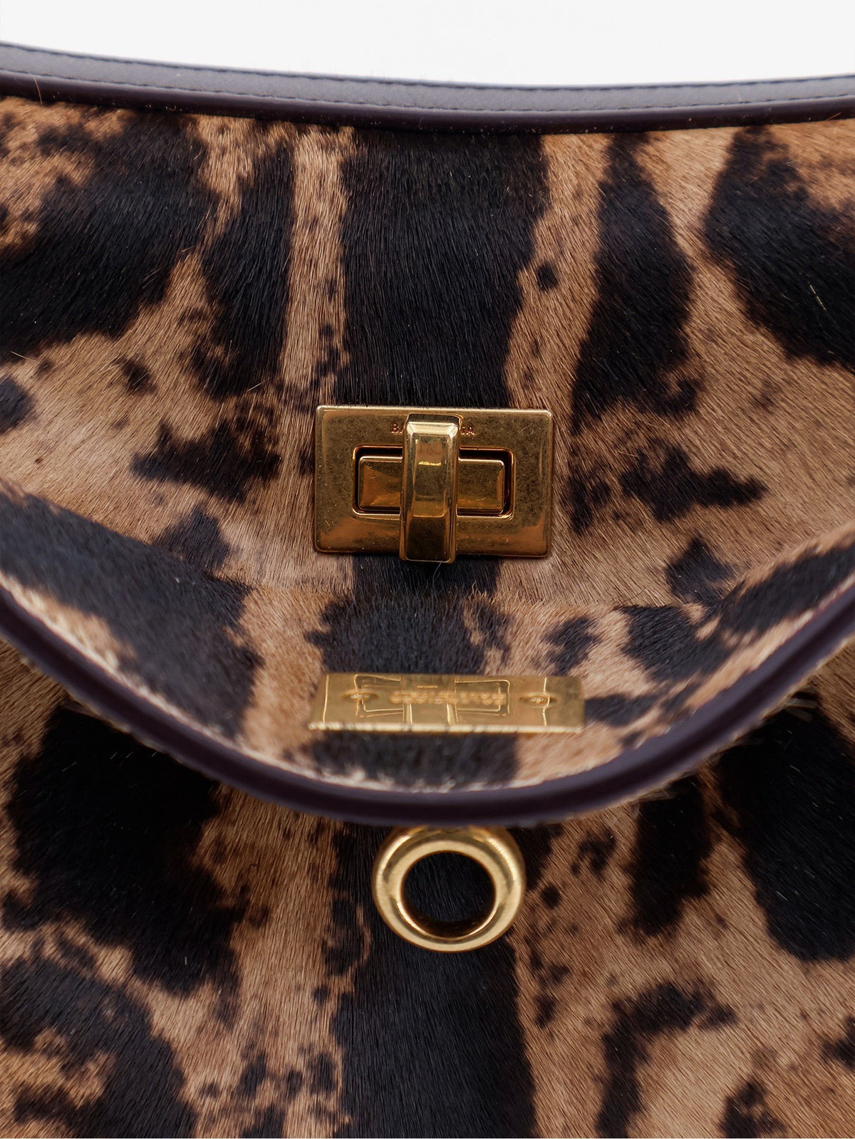 Rodeo Top Handle S pony-skin leather crossbody bag
