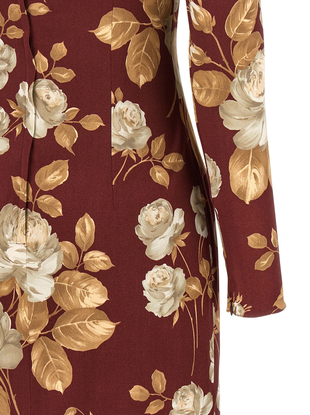 Rose print dress