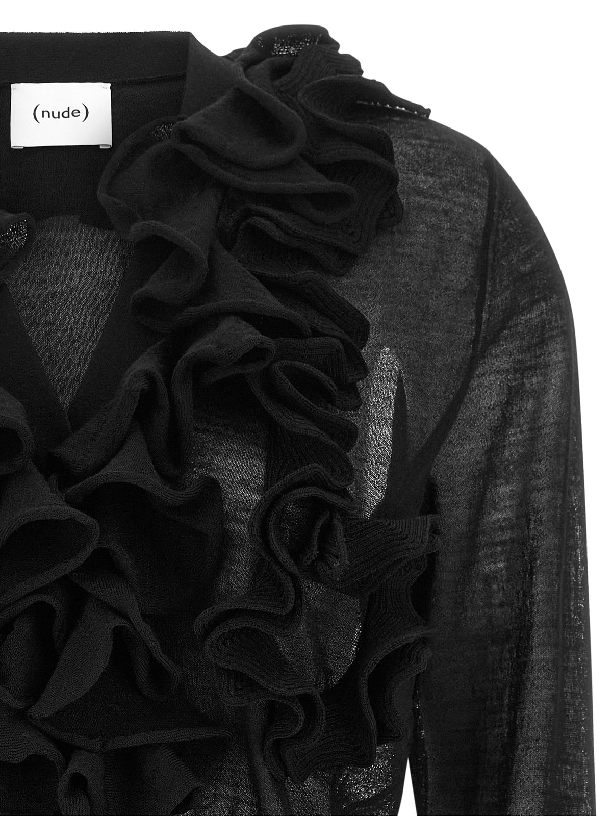 Ruffle cardigan