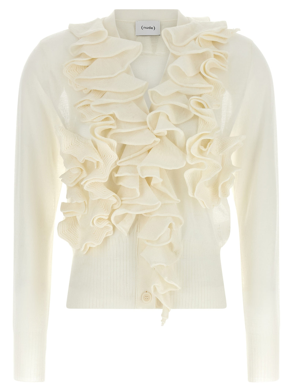 Ruffle cardigan