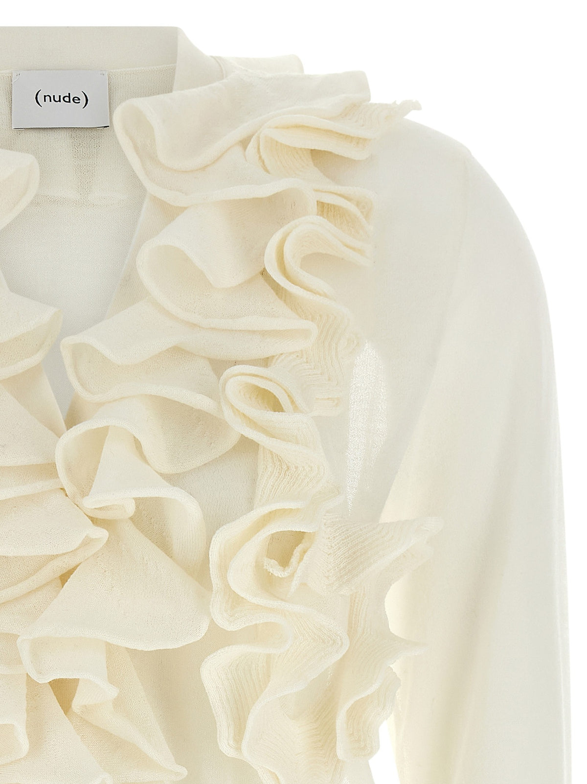 Ruffle cardigan