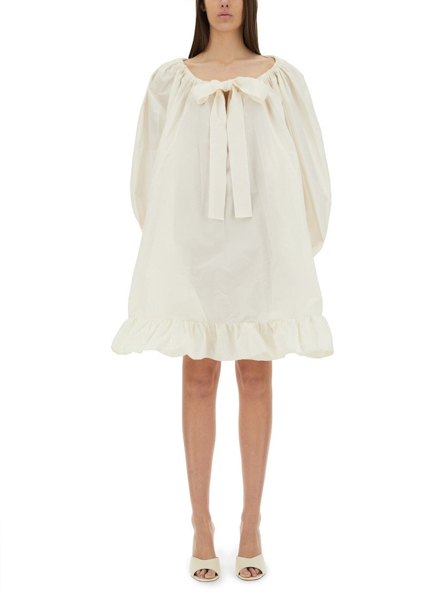 RUFFLE HEM DRESS