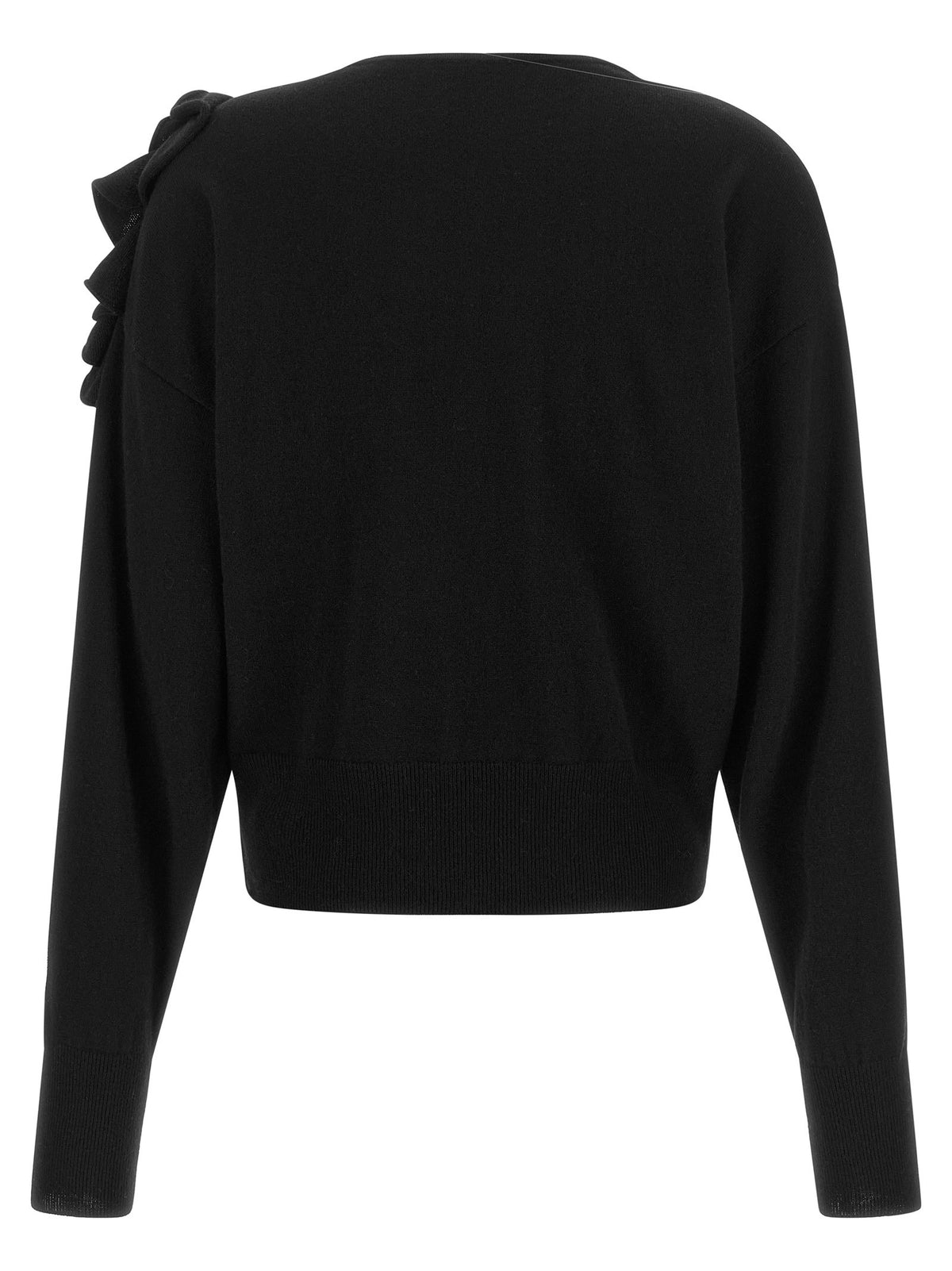 Ruffled sweater
