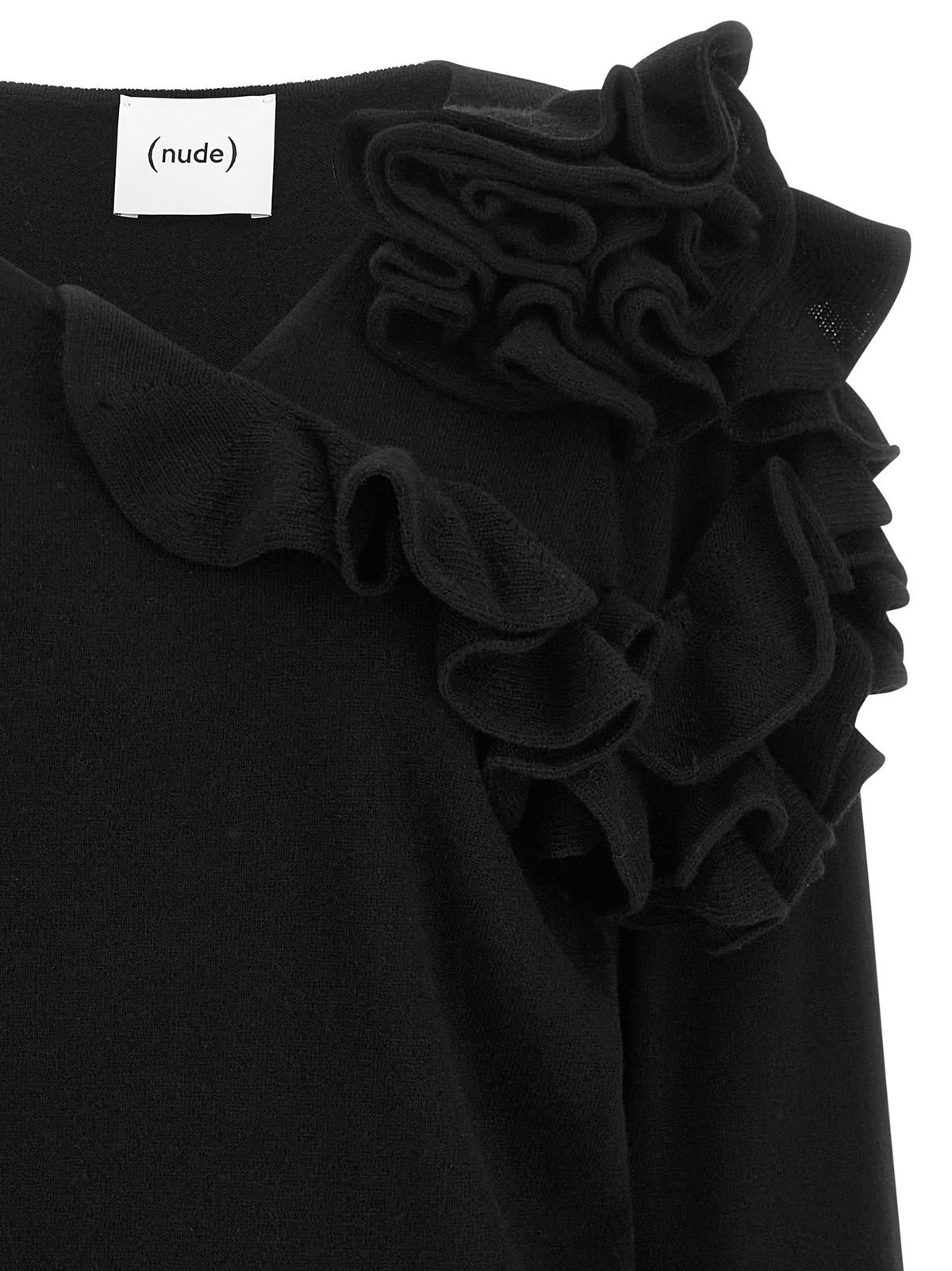 Ruffled sweater