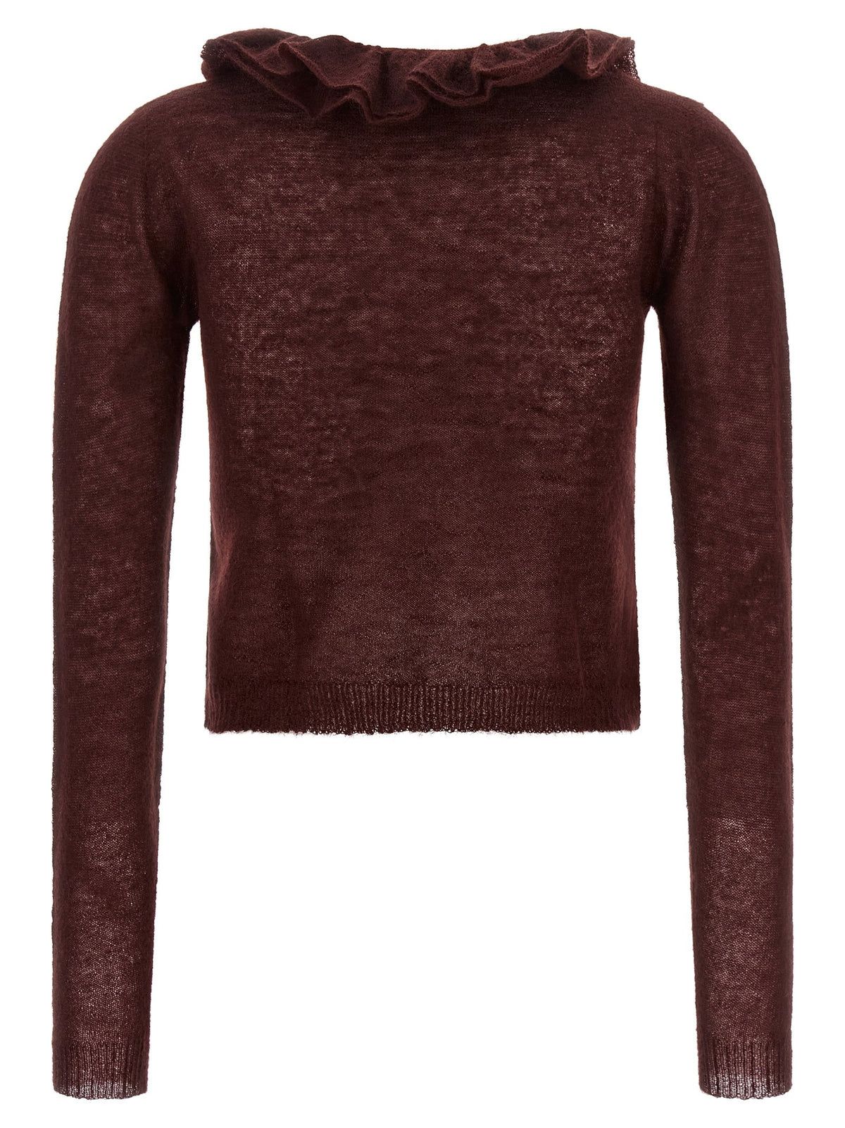 Ruffled sweater