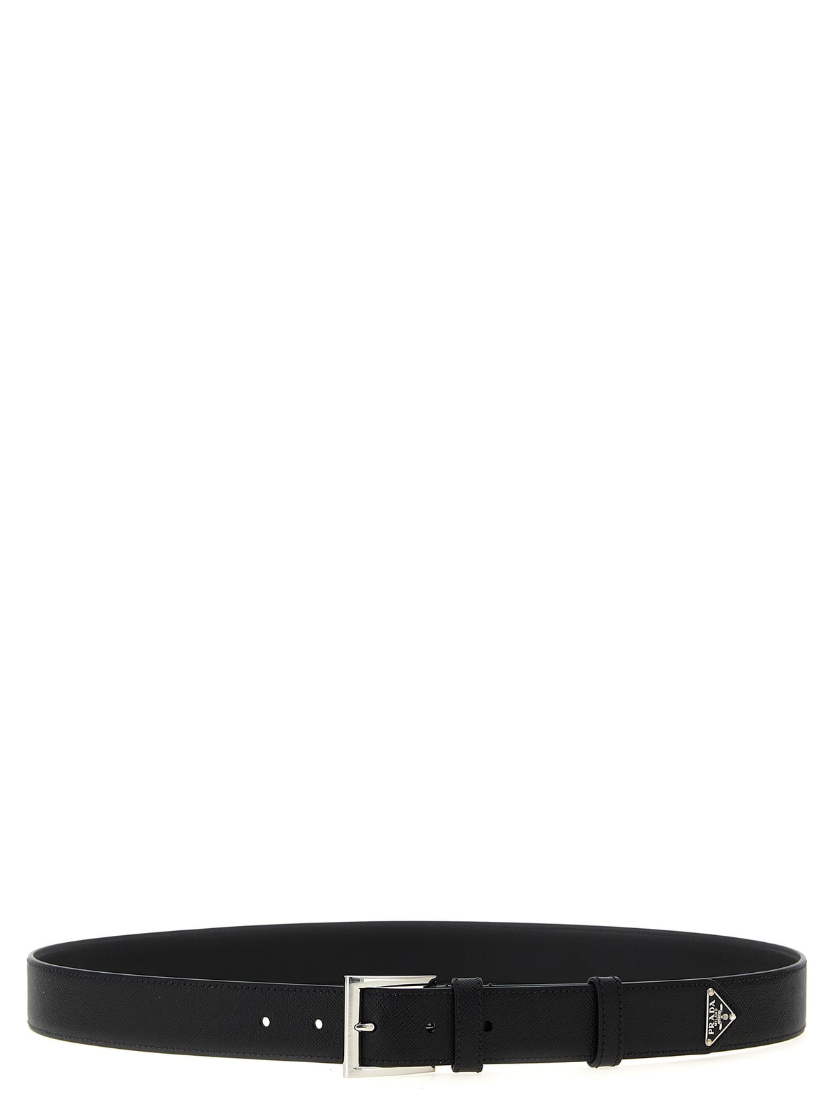 Saffiano leather belt