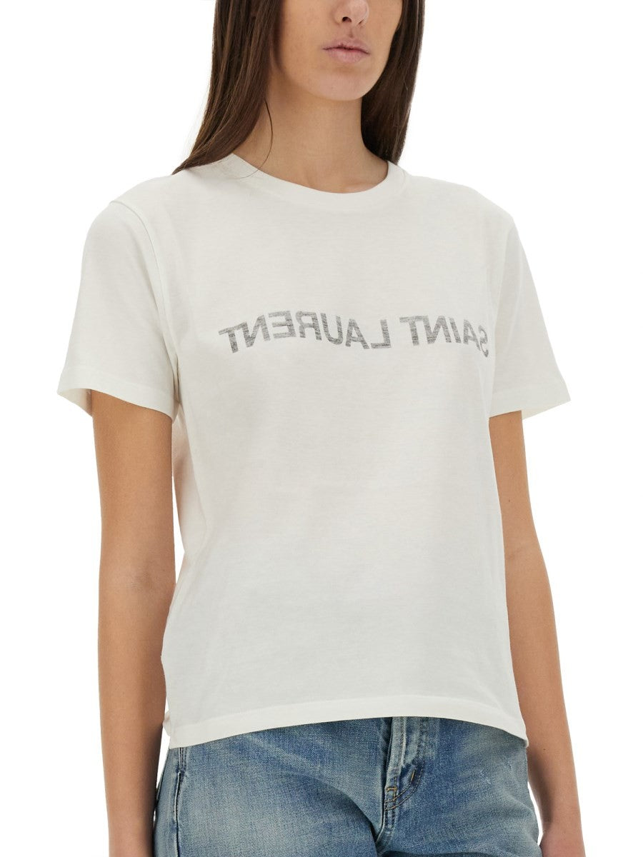 SAINT LAURENT REVERSE T-SHIRT