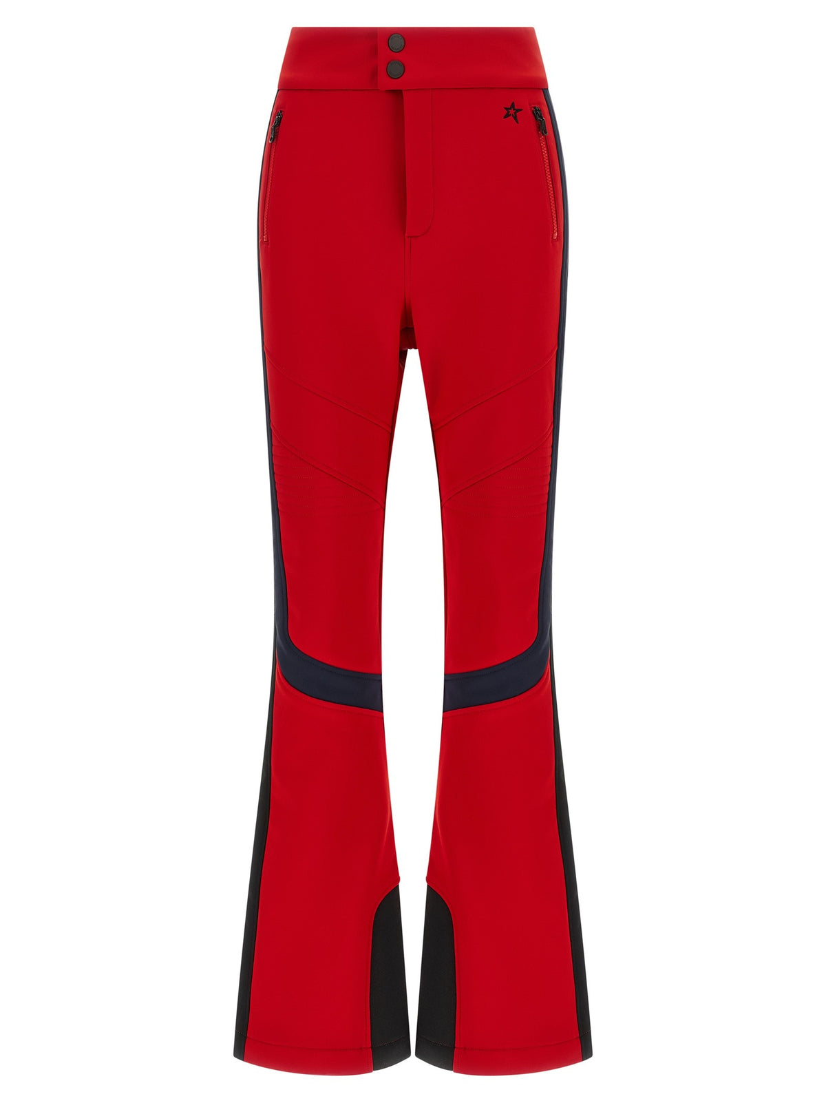 'Saint Moritz' red ski pants