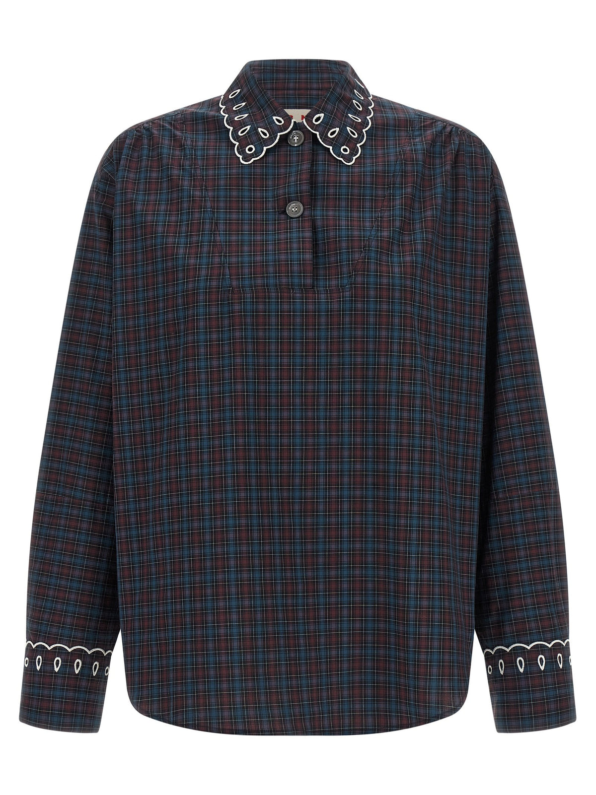 Sangallo embroidery shirt