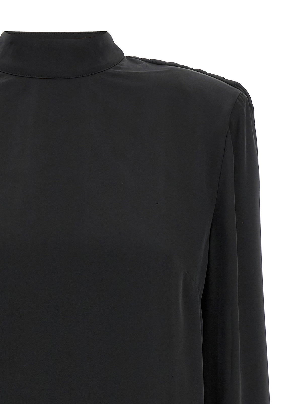 'Satin Drapy Back' top