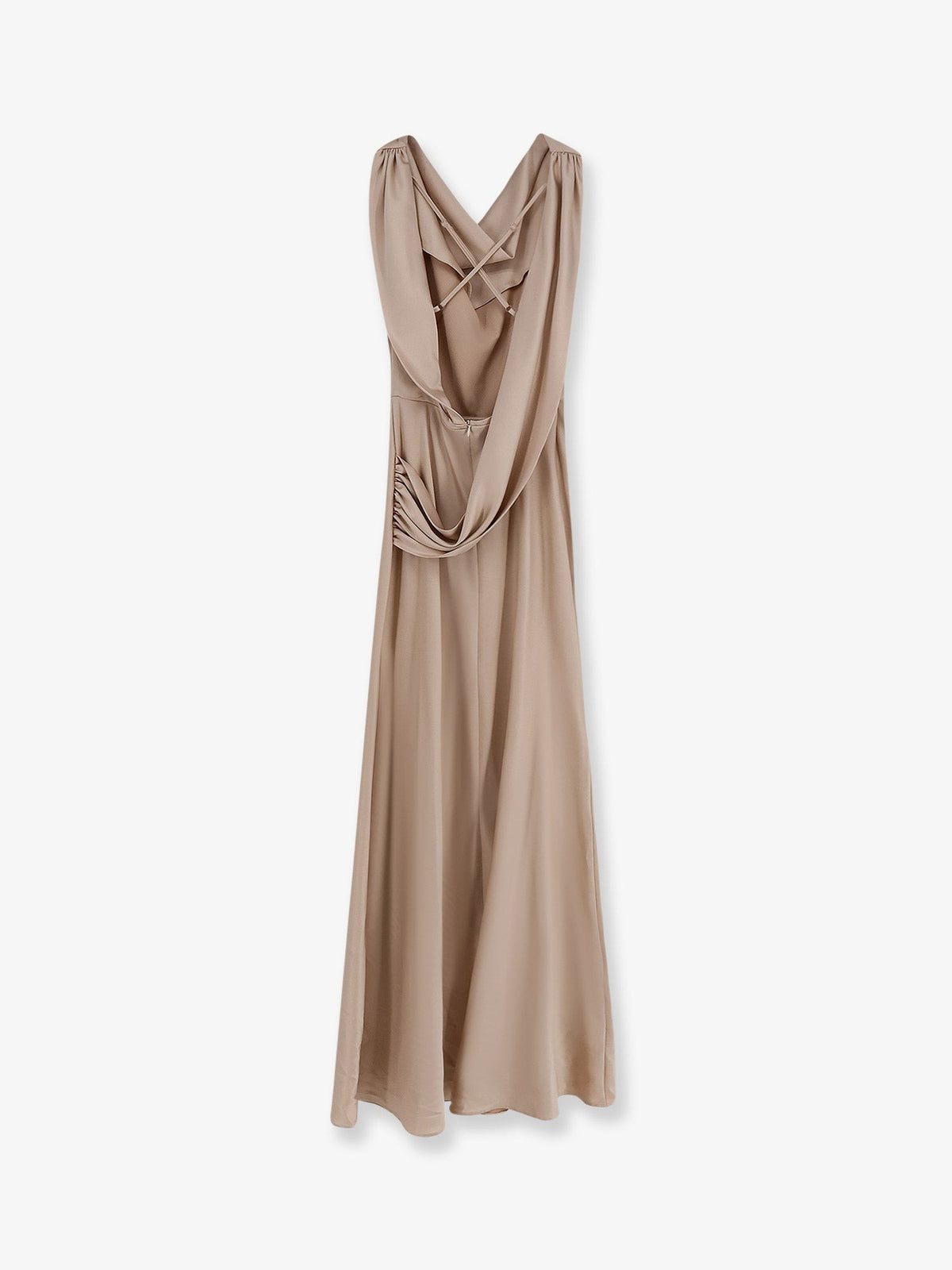 Satin long dress