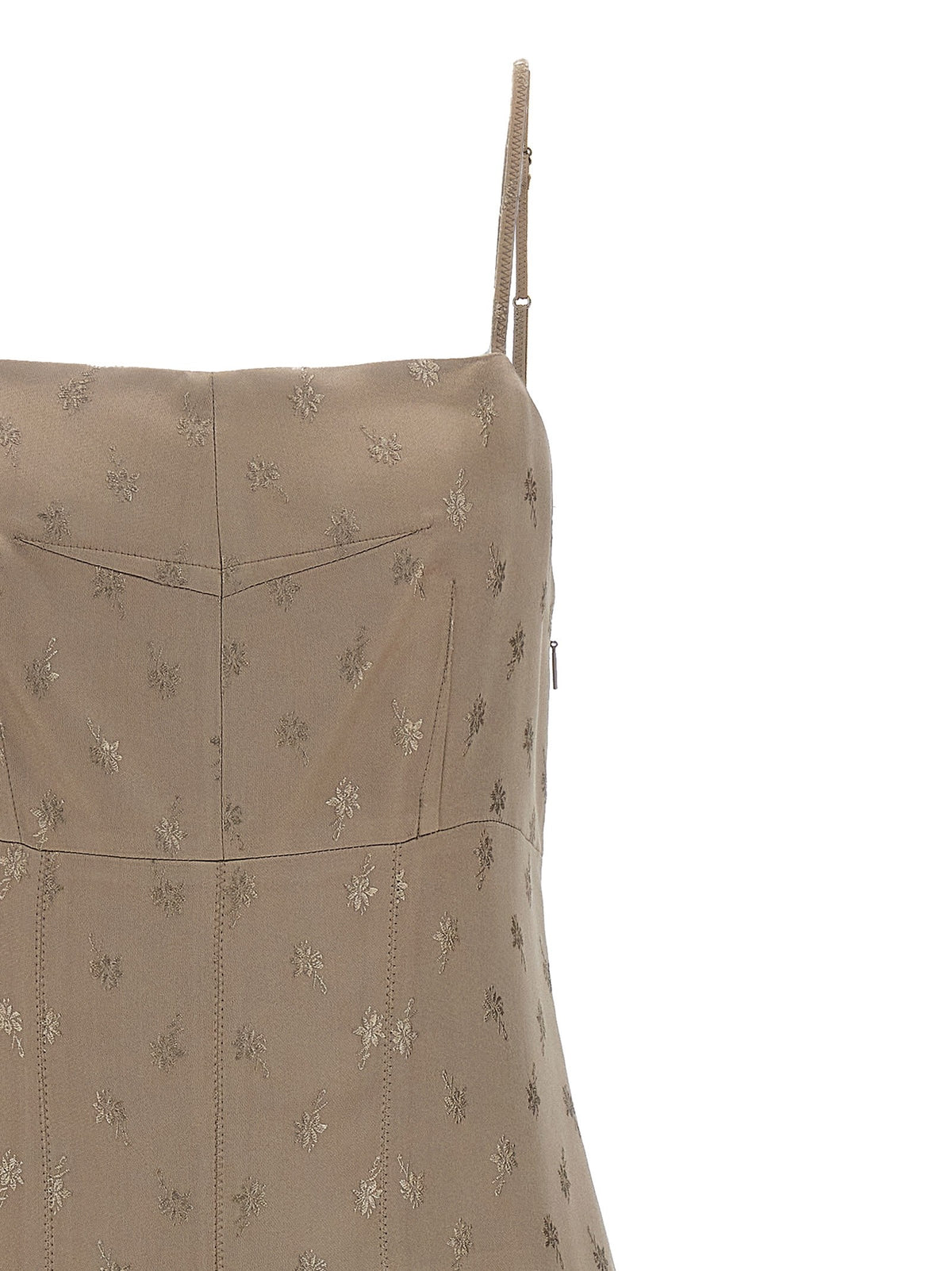 Satin midi dress