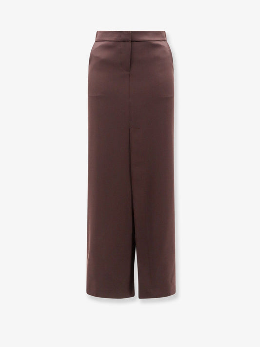 Satin pencil skirt