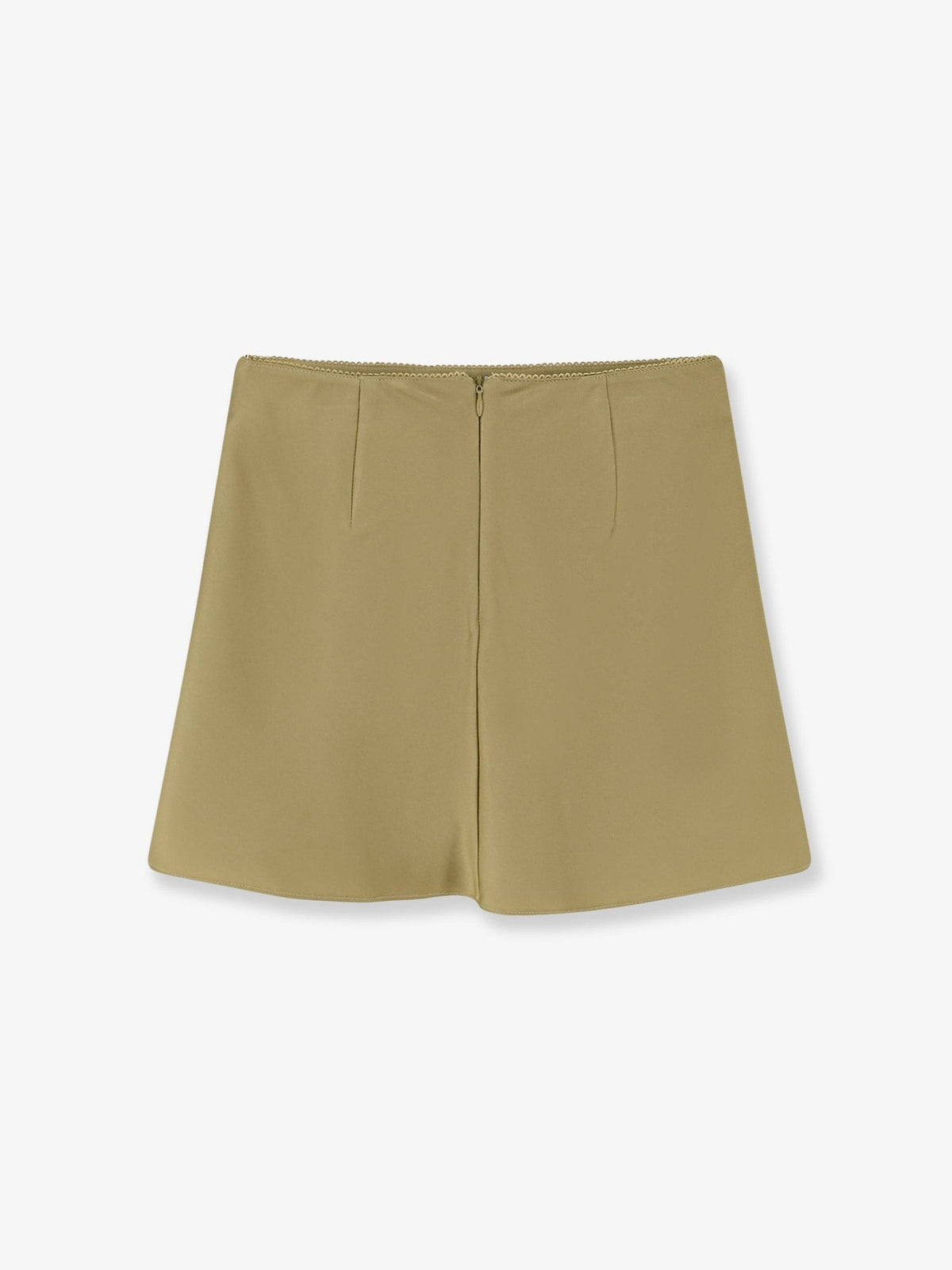 Satin skirt with shorts