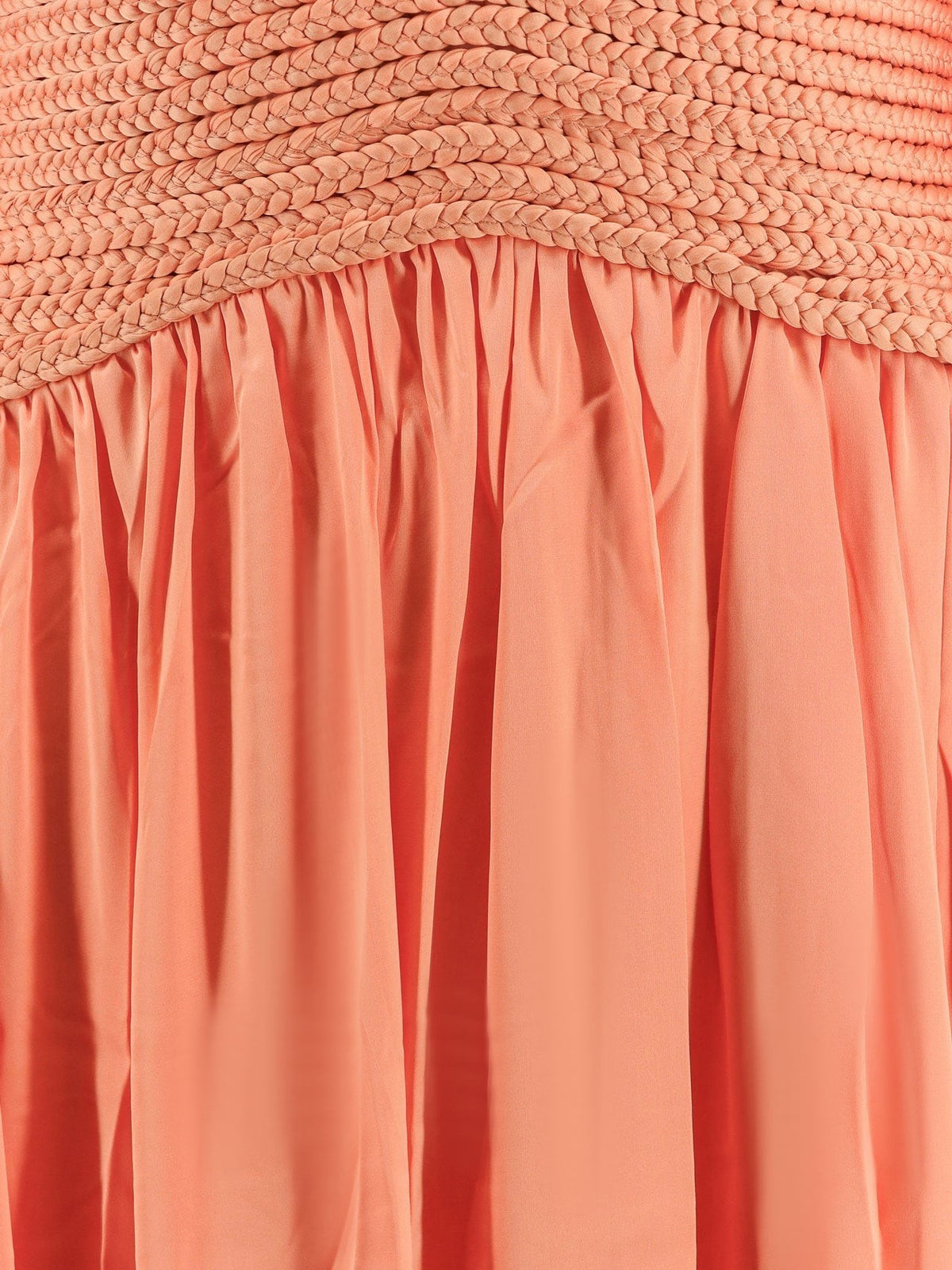 Satin sunset long dress with cut-out details
