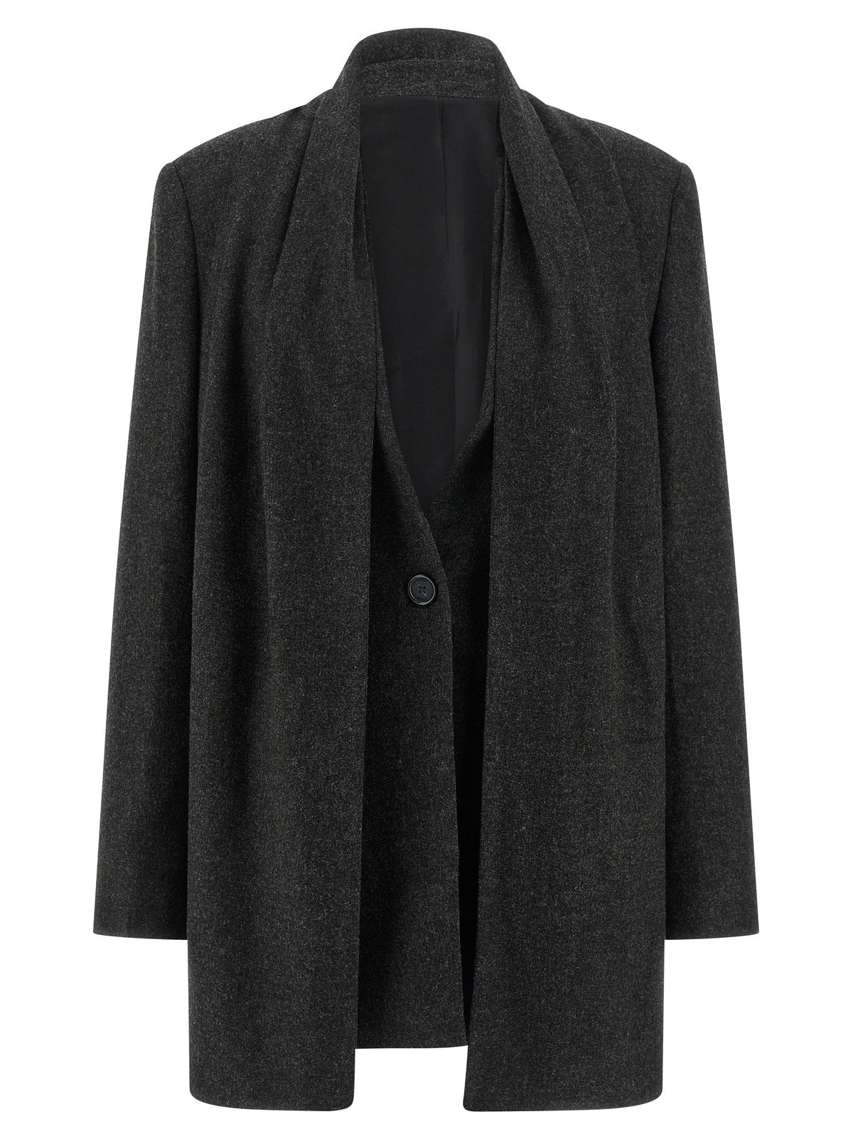 Scarf blazer