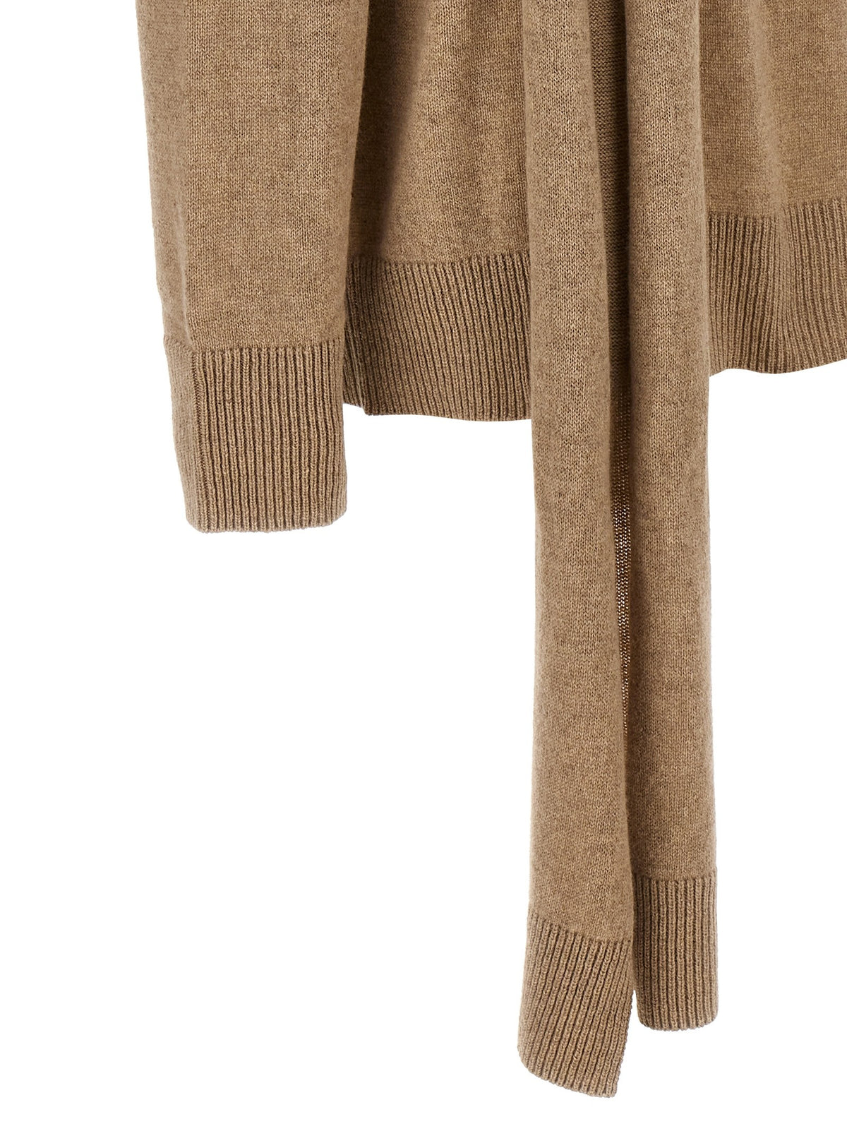 Scarf detail sweater