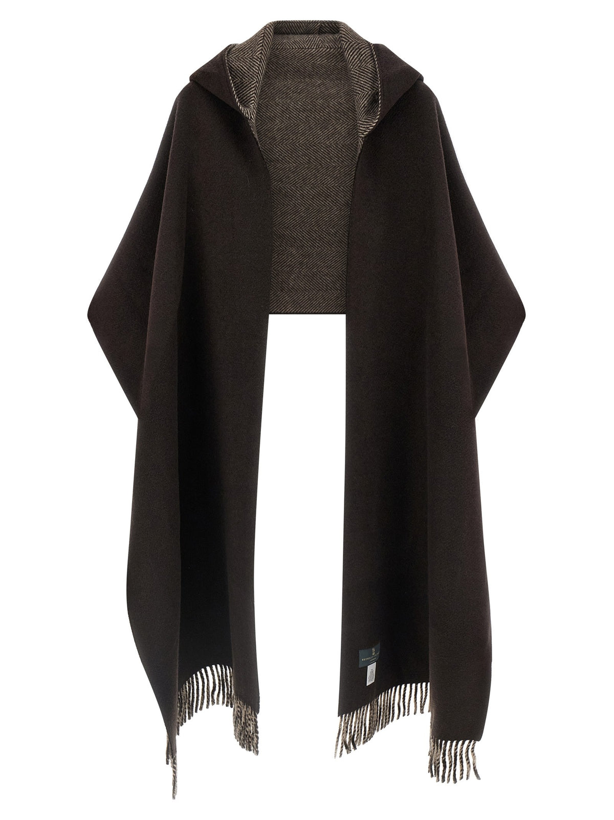 Scarf with reversible hood