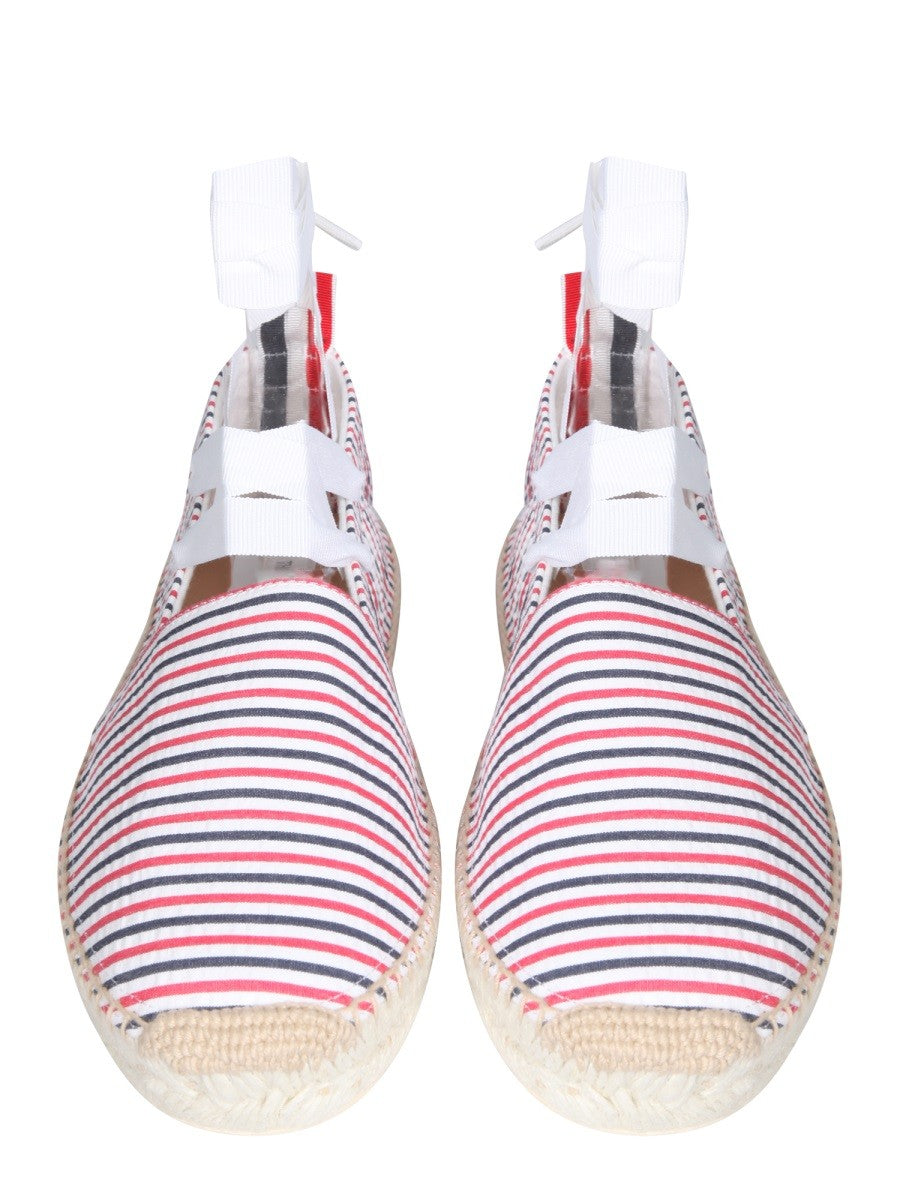 SEERSUCKER COTTON ESPADRILLES