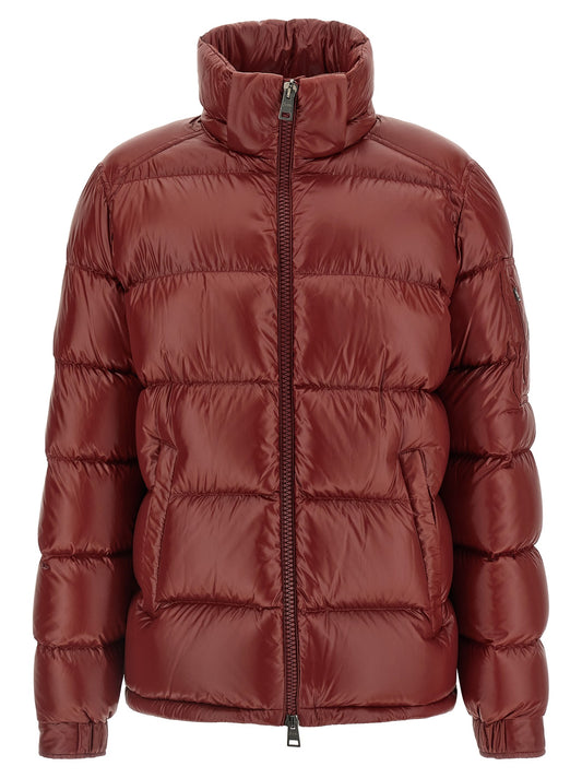 Semi-gloss quilted down jacket