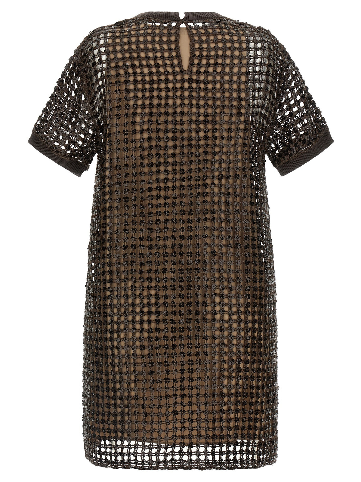 Sequin mesh dress
