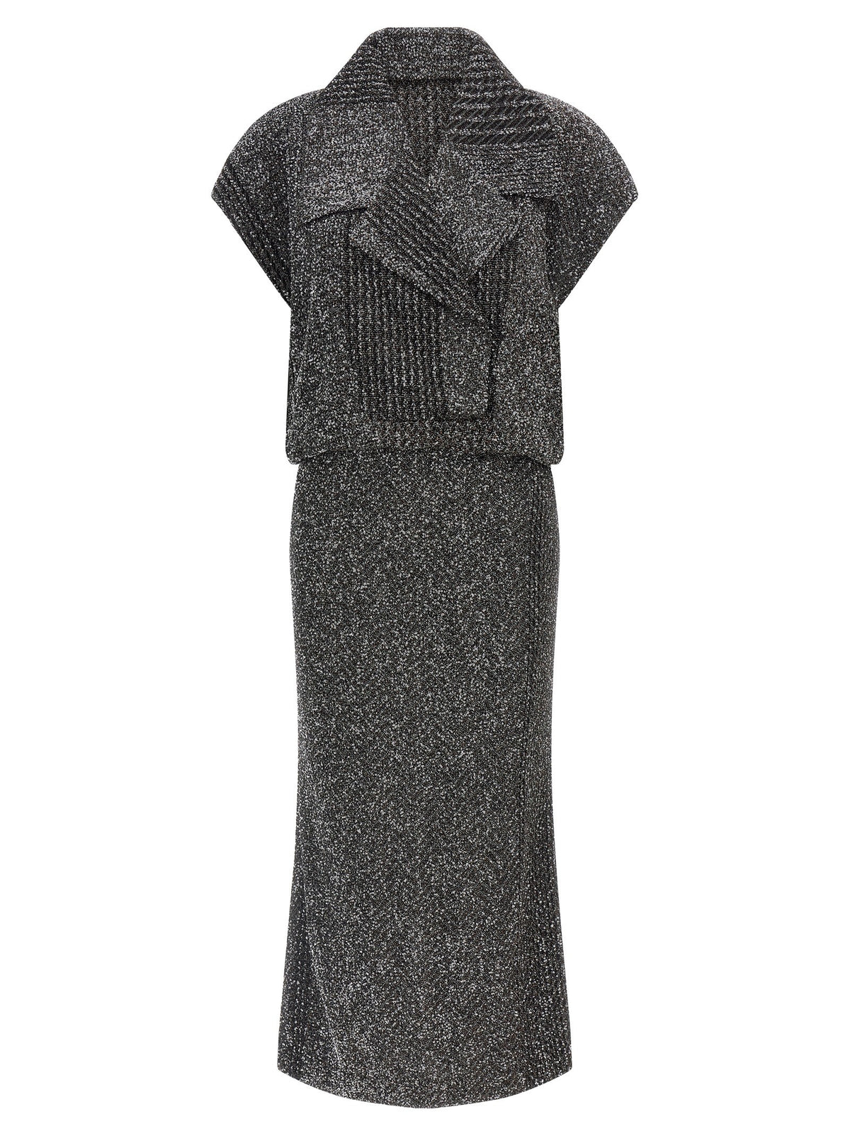 Sequin zigzag dress