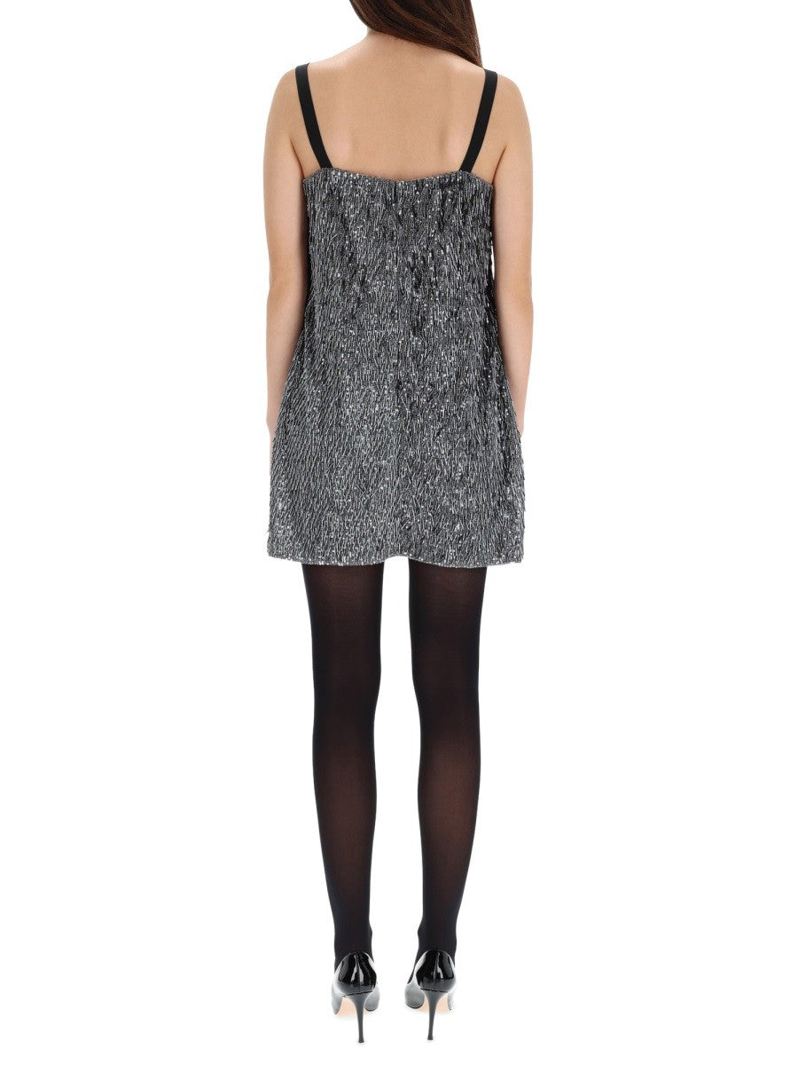 SEQUINED MINI DRESS