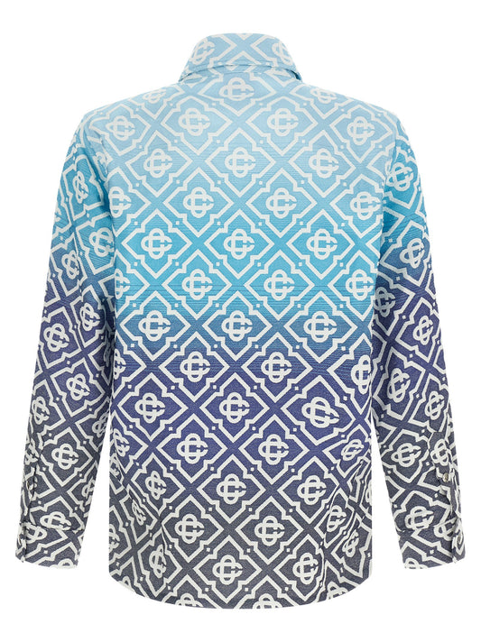 Shacket 'Monogram Gradient Jacquard'