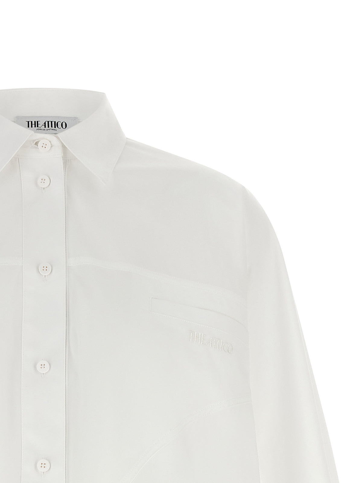 Shaped hem shirt