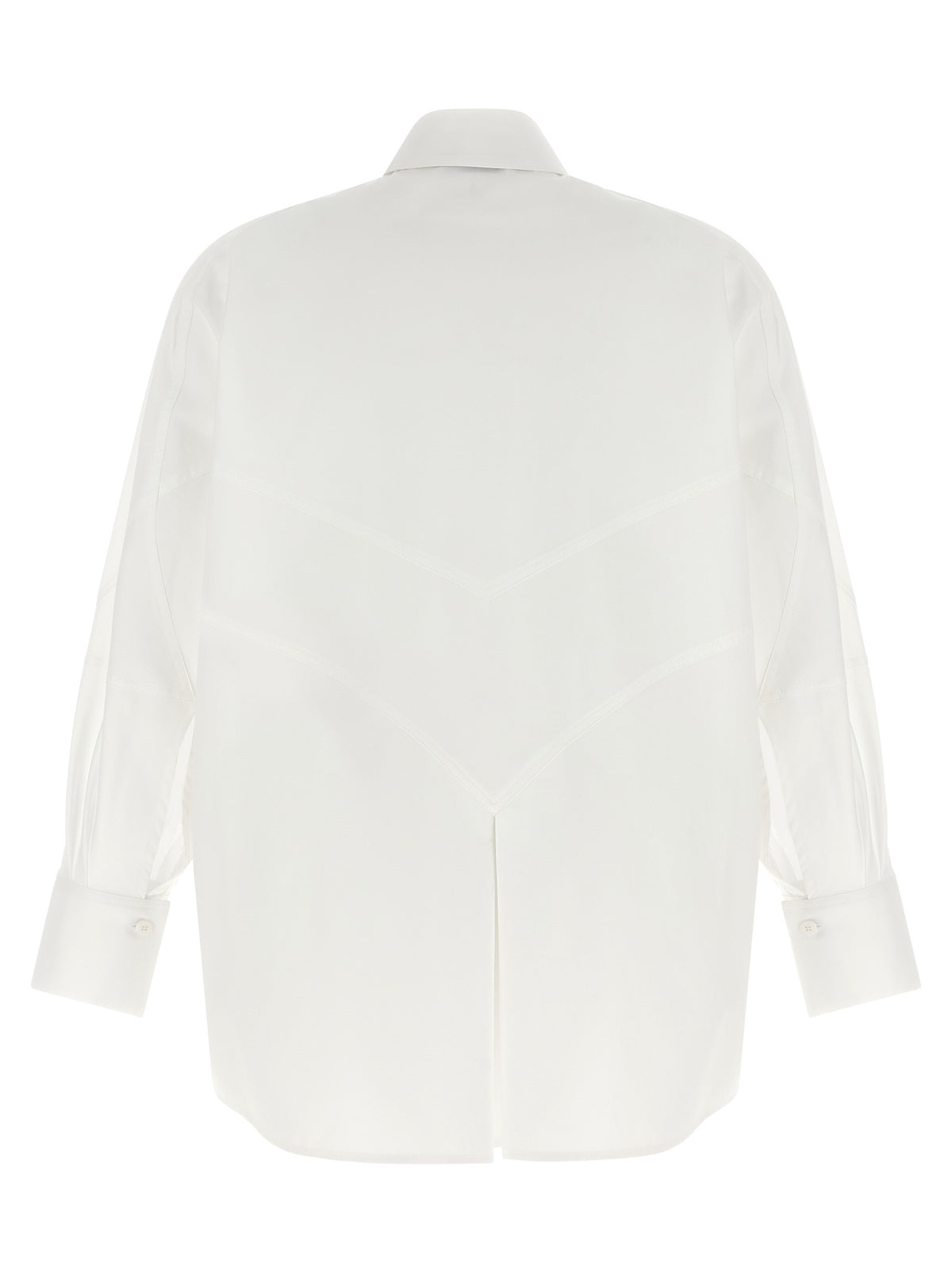 Shaped hem shirt