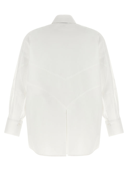 Shaped hem shirt