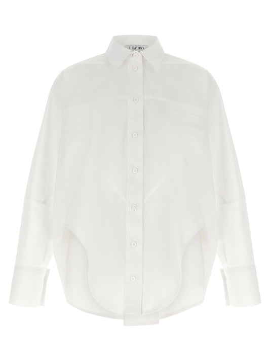 Shaped hem shirt