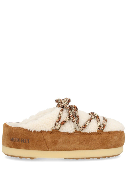 SHEARLING "EVX" MULES