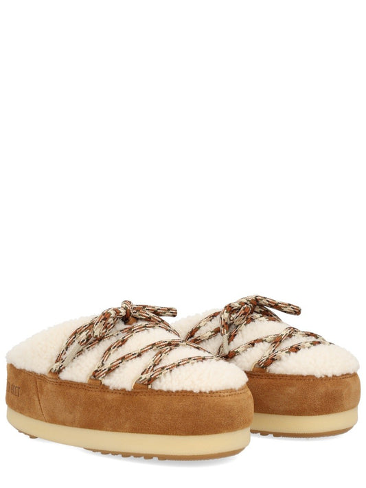 SHEARLING "EVX" MULES