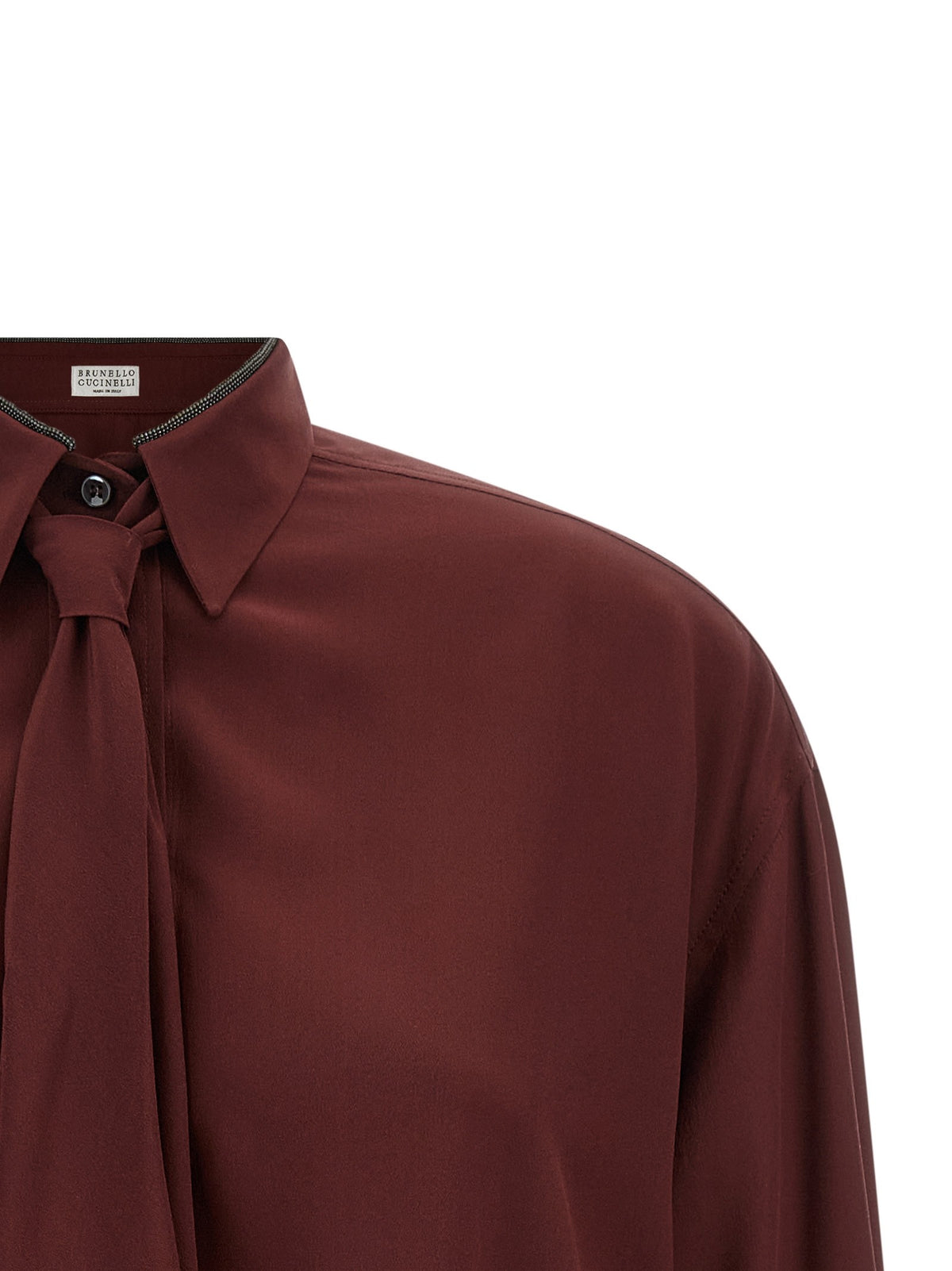 'Shiny Collar' shirt