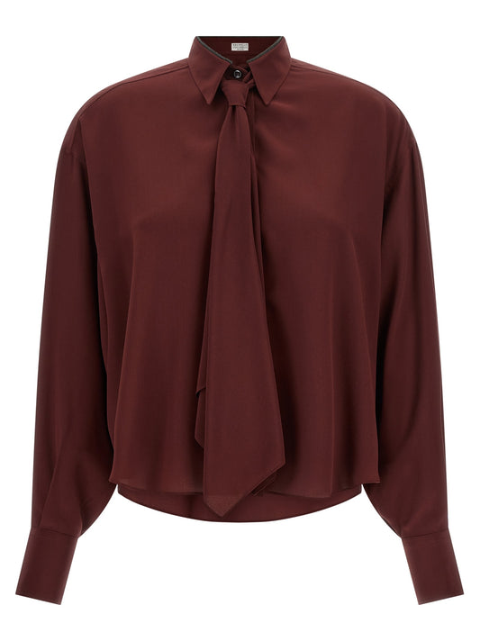 'Shiny Collar' shirt