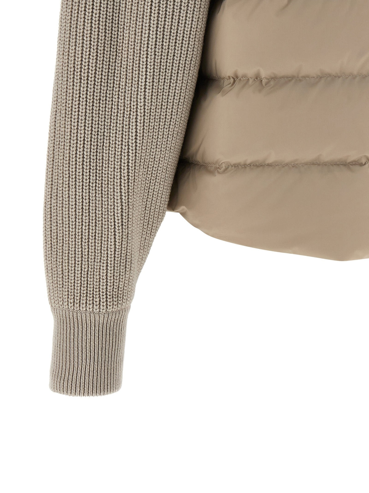 'Shiny Flap Detail' down jacket