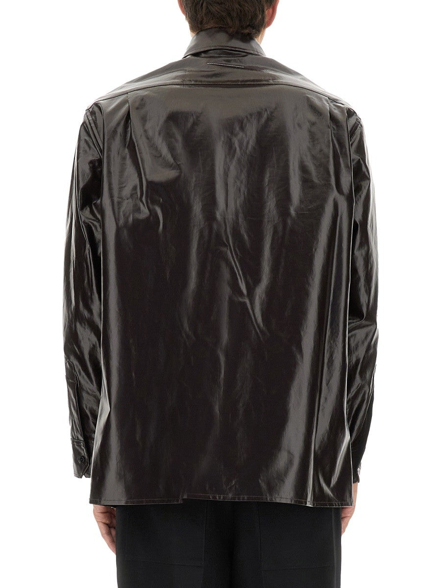 SHINY LINEN SHIRT