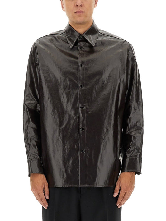 SHINY LINEN SHIRT