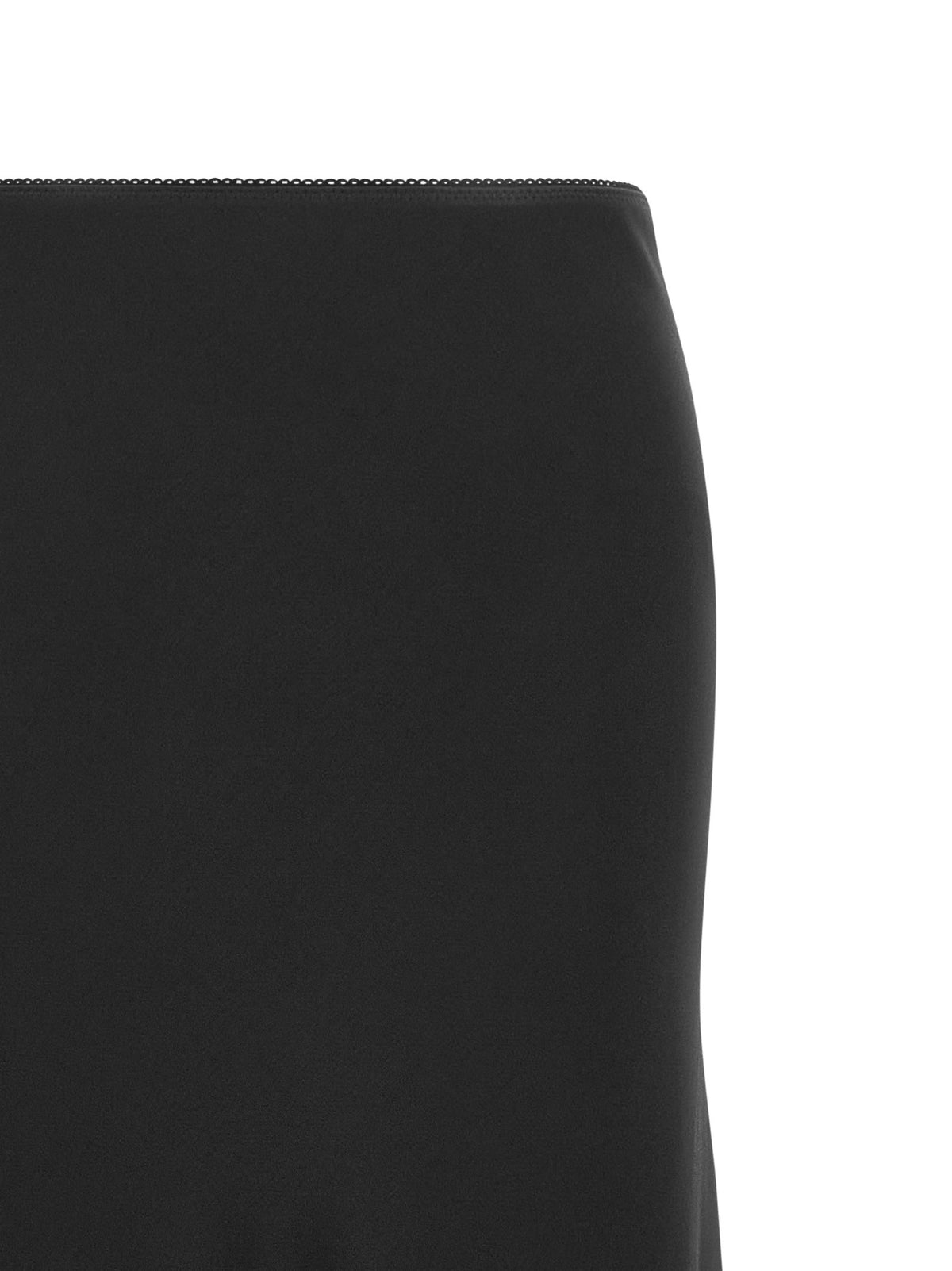 Shiny satin enver skirt